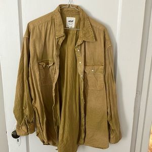Aerie oversized button up